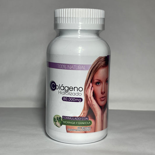 COLLAGENO HIDROLIZADO CON MORINGA Y GRAVIOLA CAPSULA