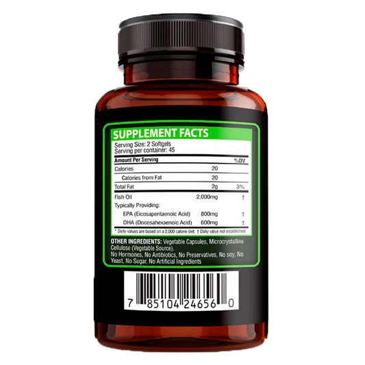 Omega 3 Vitamins 2000 MG 90 Softgels