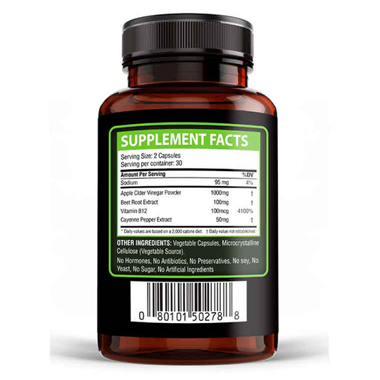Apple Cider Vinegar Supplement - Capsules