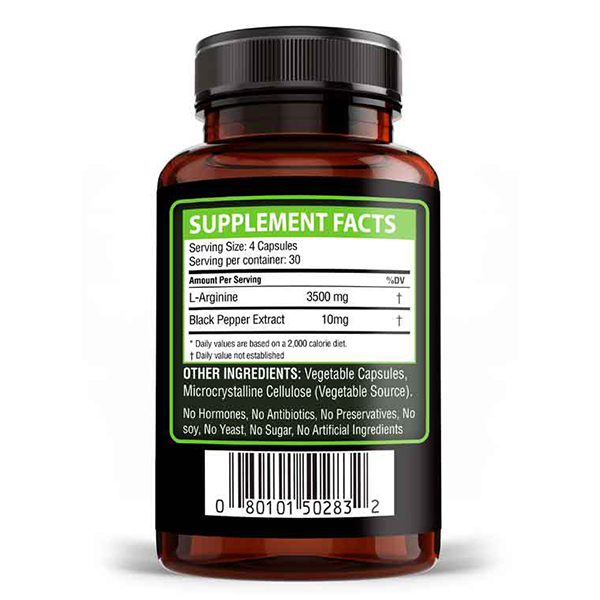 Arginine 3,500 mg Serv