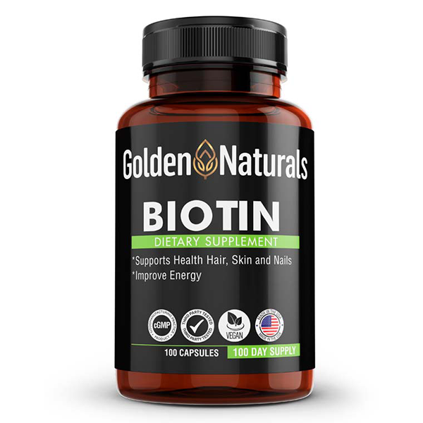 Biotin 5000mcg, 100 Veggie Capsules