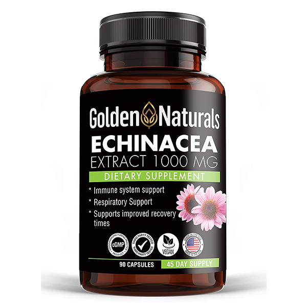 Echinacea Extract, 1000mg per Serving, 90 Capsules