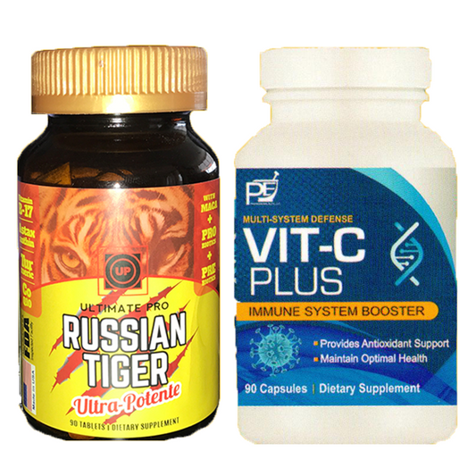Immune System Booster Combo Pack (Russian Tiger and VIT-C)