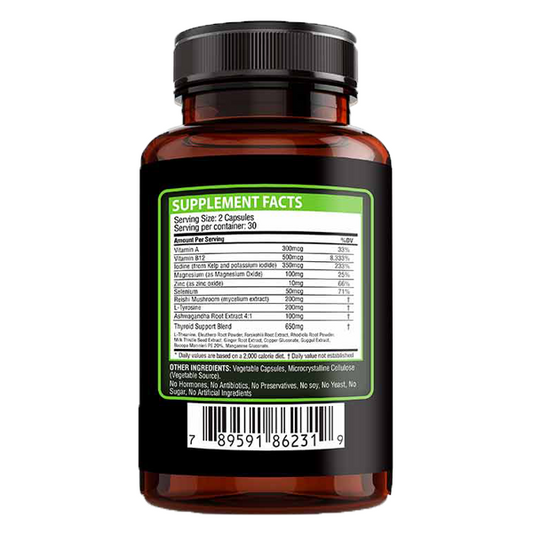 Thyroid Support Formula, 60 Capsules